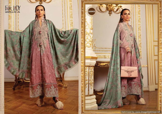 Fair Lady Maria B Festive Wear Lawn Cotton Printed Pakistani Salwar Kameez Collection  